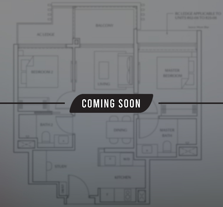 2 Bedroom + Study